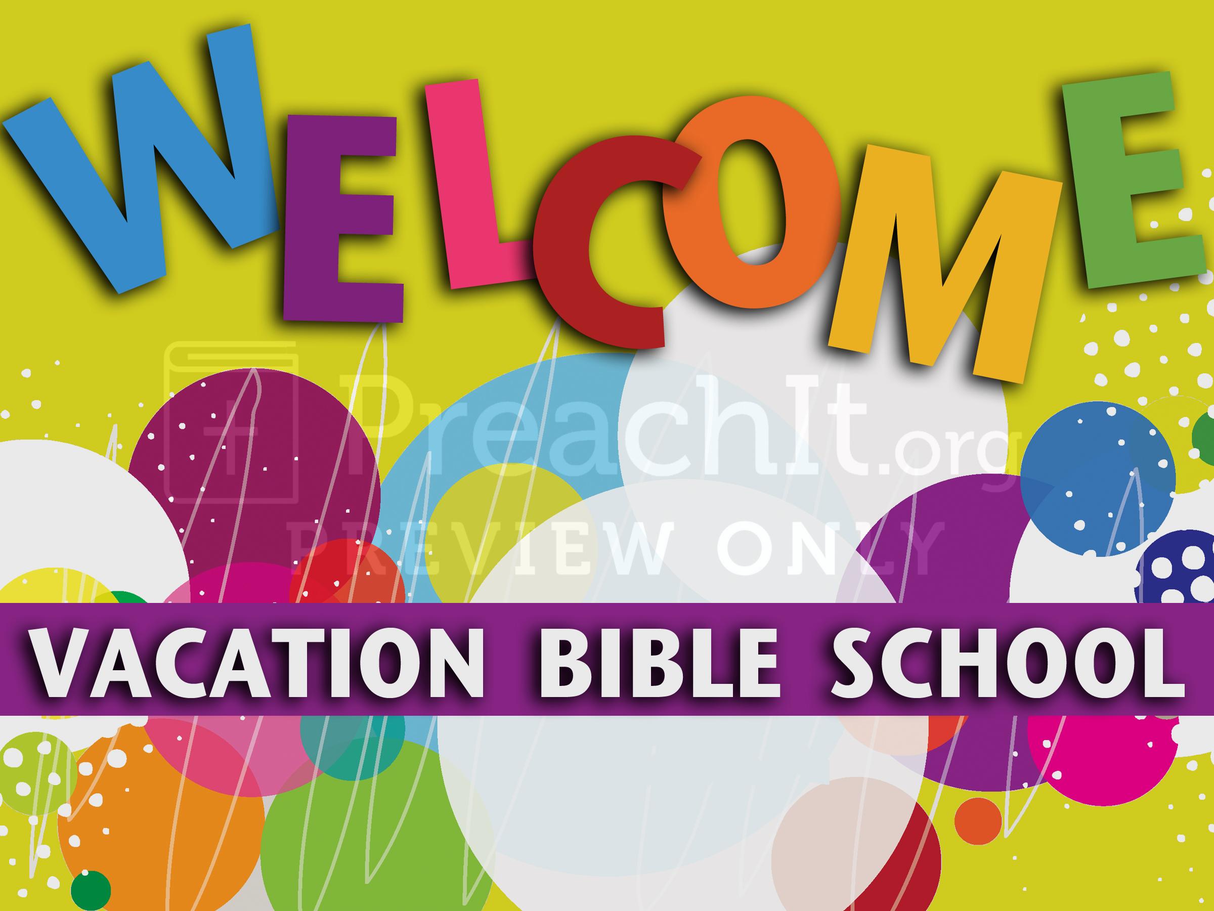 Welcome Vacation Bible School