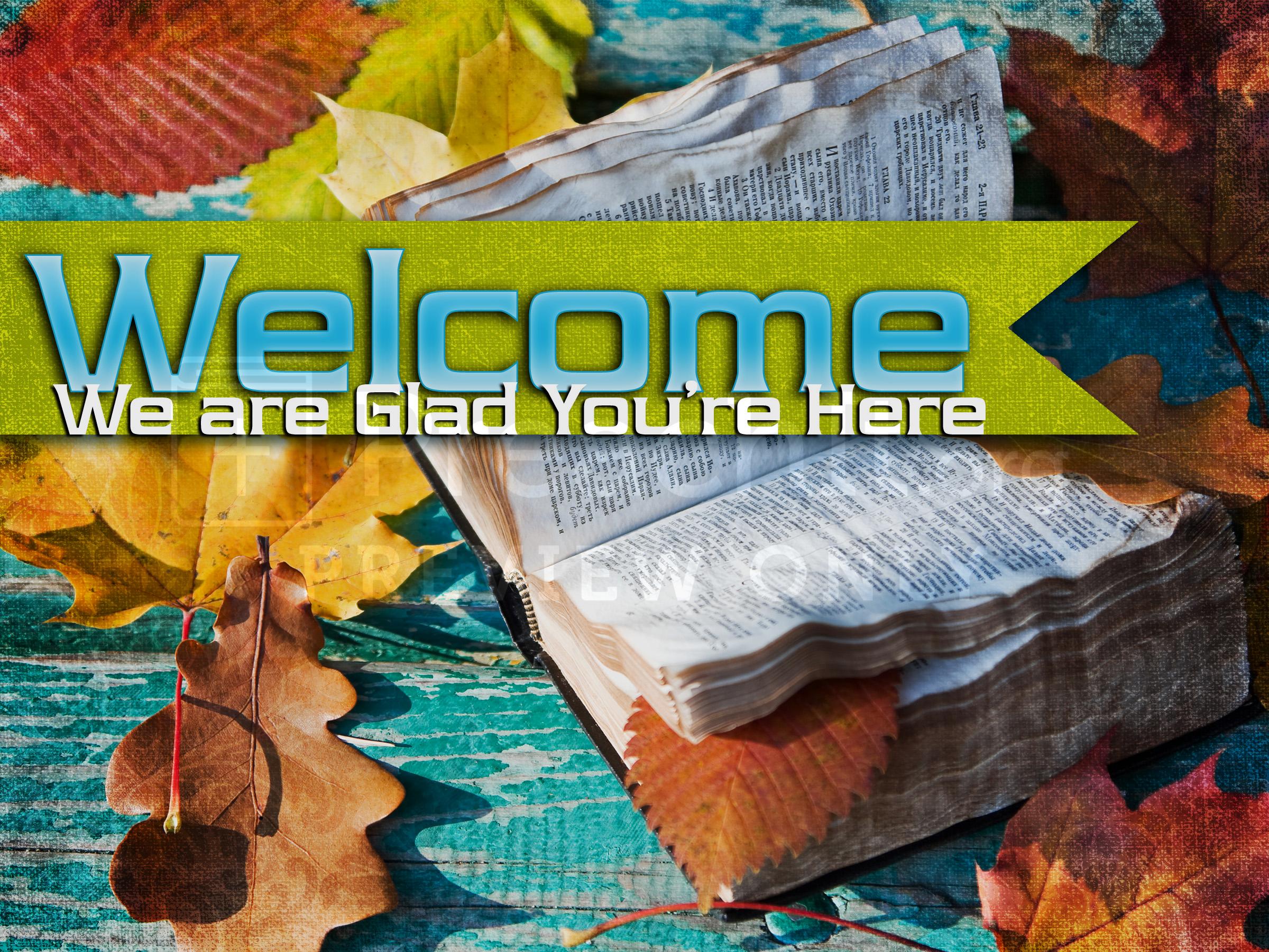 Welcome Fall Bible