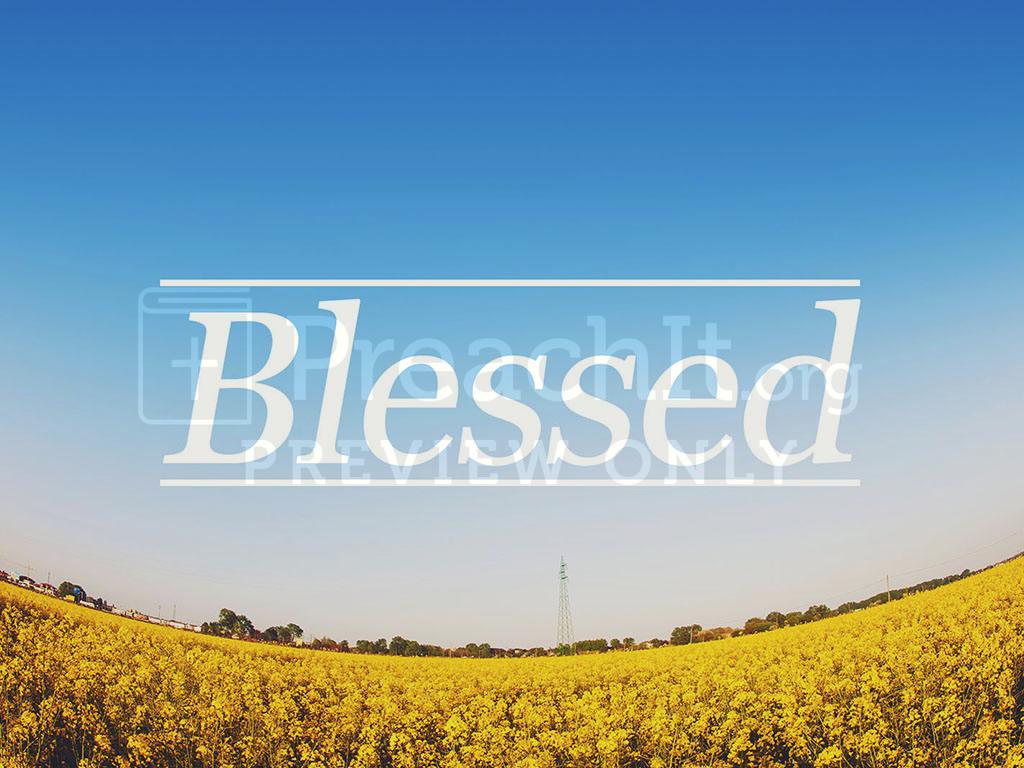 Lesson 3: Blessed