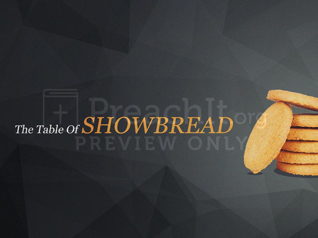 Lesson 3: The Table of Showbread