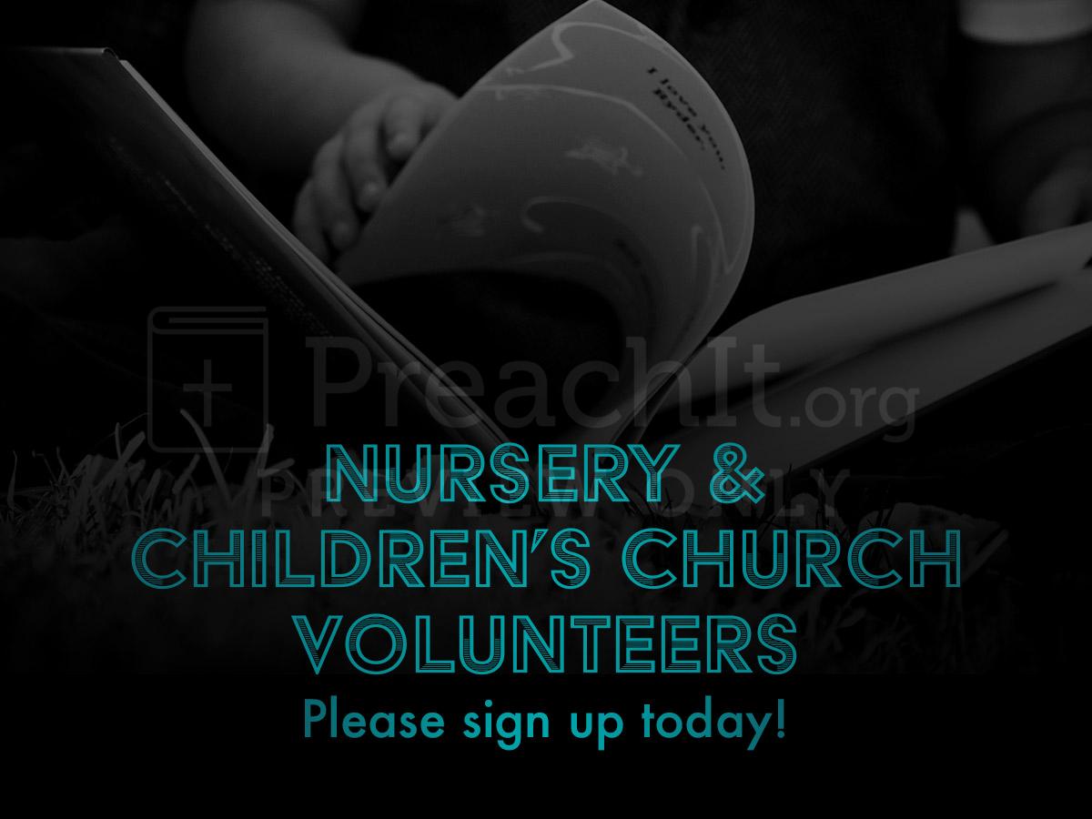 Nursery & Children Volunteers 2