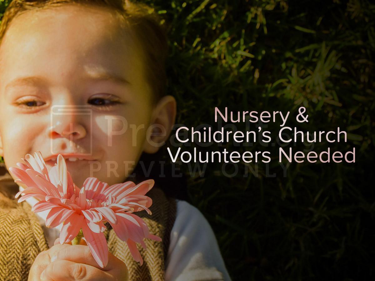 Nursery & Children Volunteers