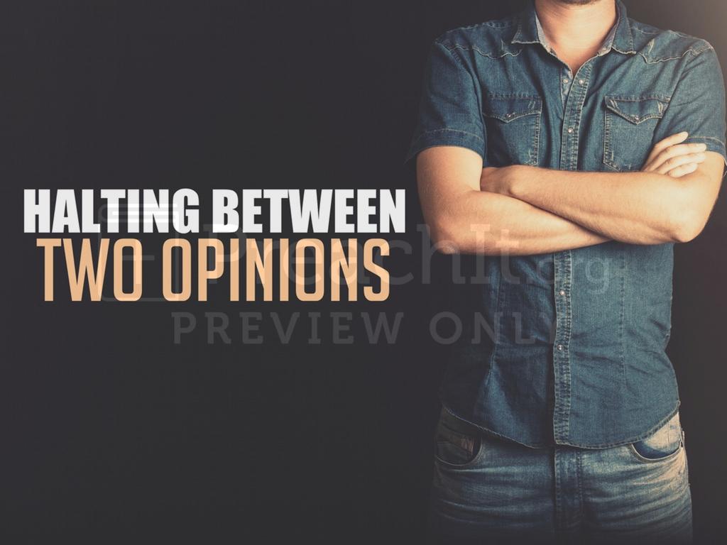 Lesson 7: Elijah - Halting Between Two Opinions
