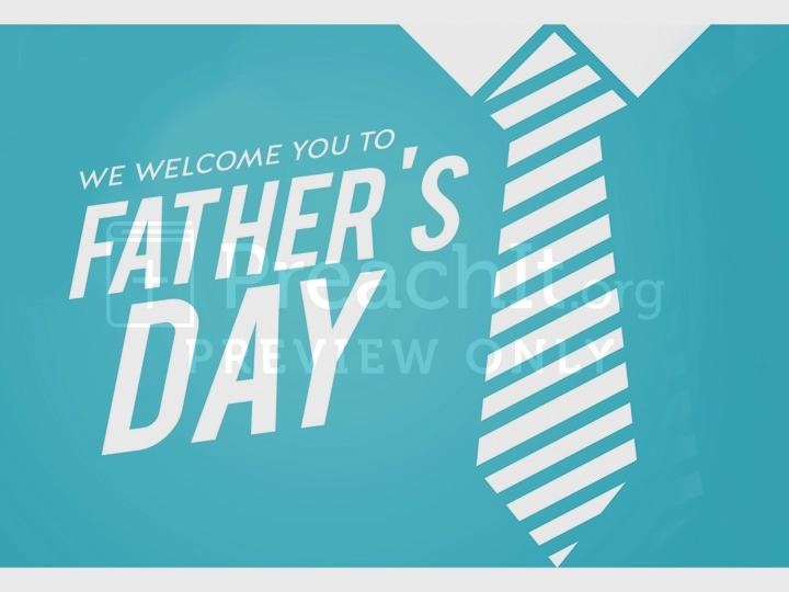 Father's Day Welcome Light Blue