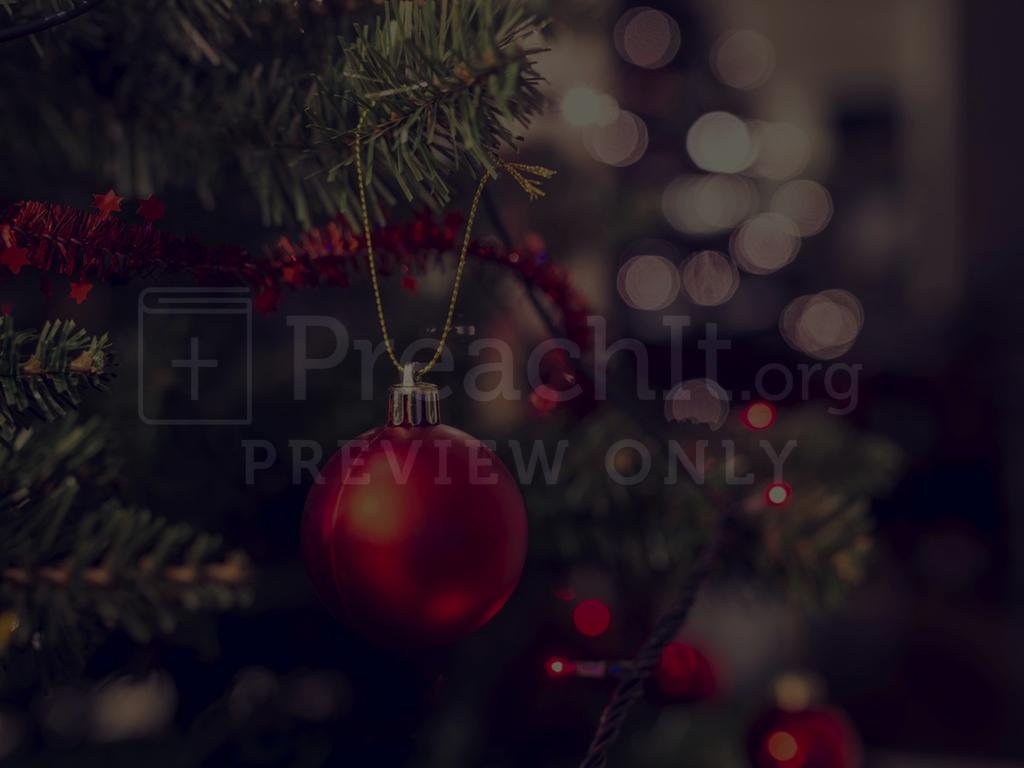 Ornament Christmas Worship Background