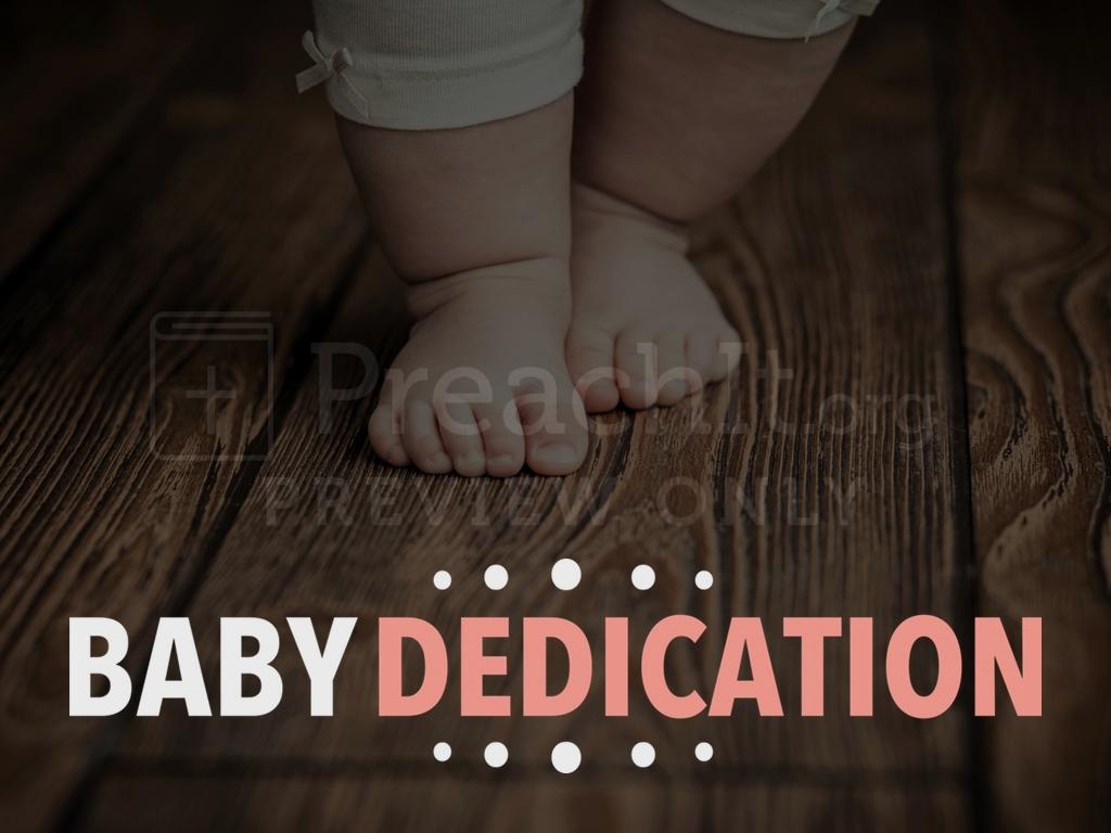 Feet Baby Dedication