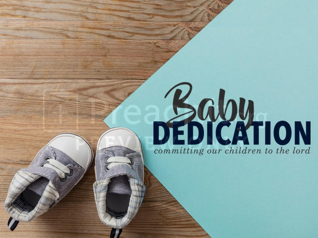 Wood Shoes Baby Dedication