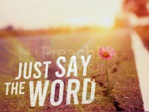 Just Say The Word