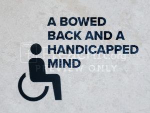 A Bowed Back and A Handicapped Mind